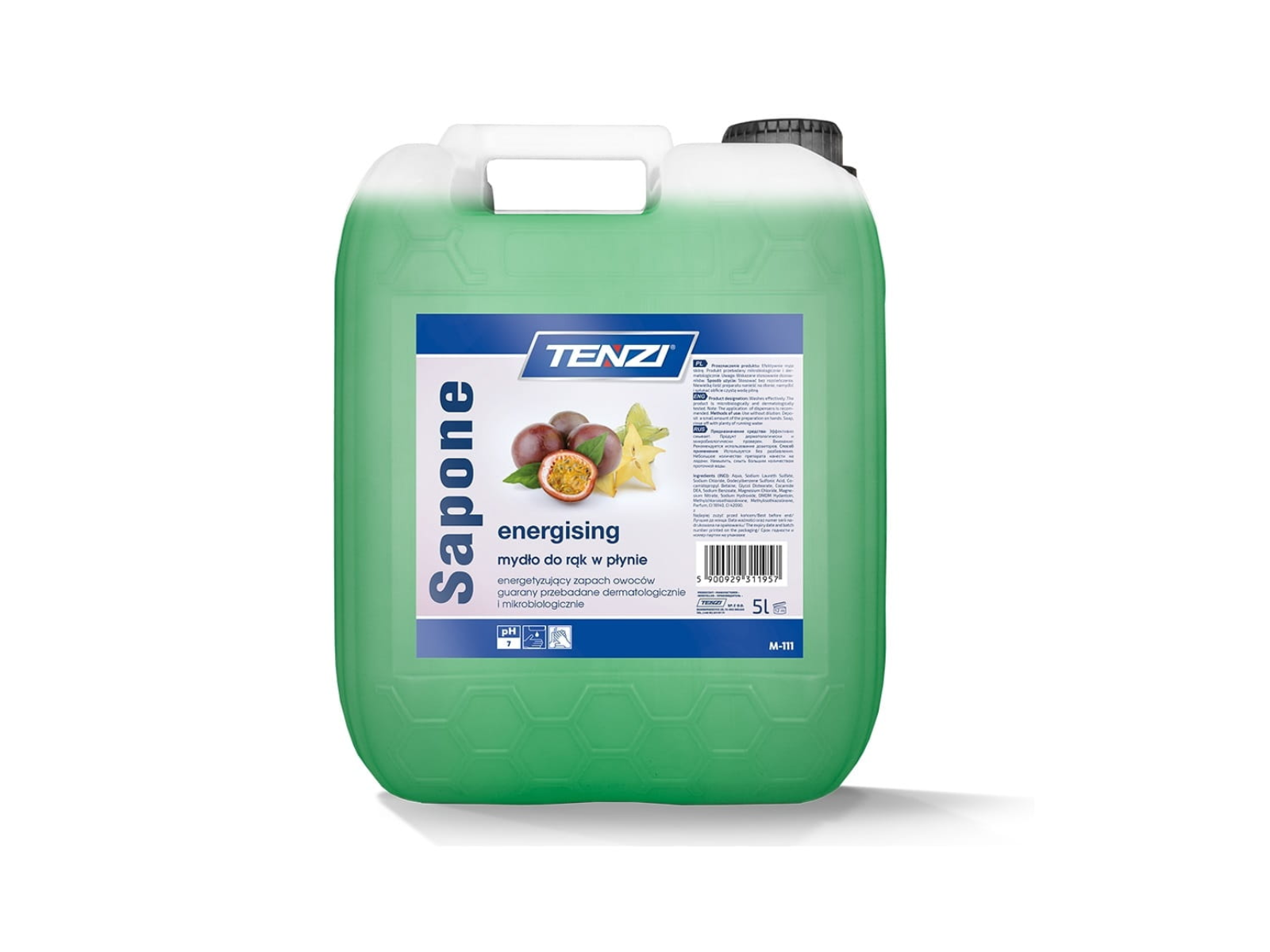 Mydło SAPONE ENERGIZING Tenzi zielone 5L